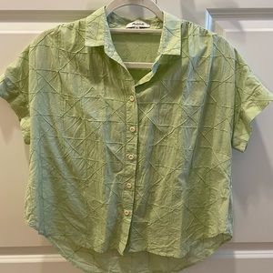 Madewell boxy cropped top
